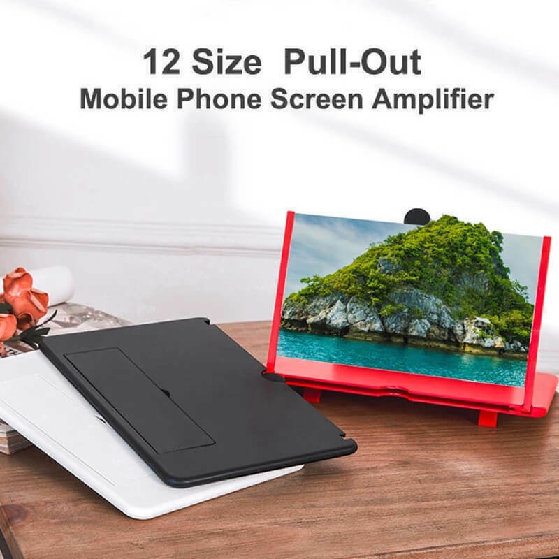 Screen Magnifier 2026 Version, 10-18 Inch 3D HD Mobile Phone Magnifier Screen