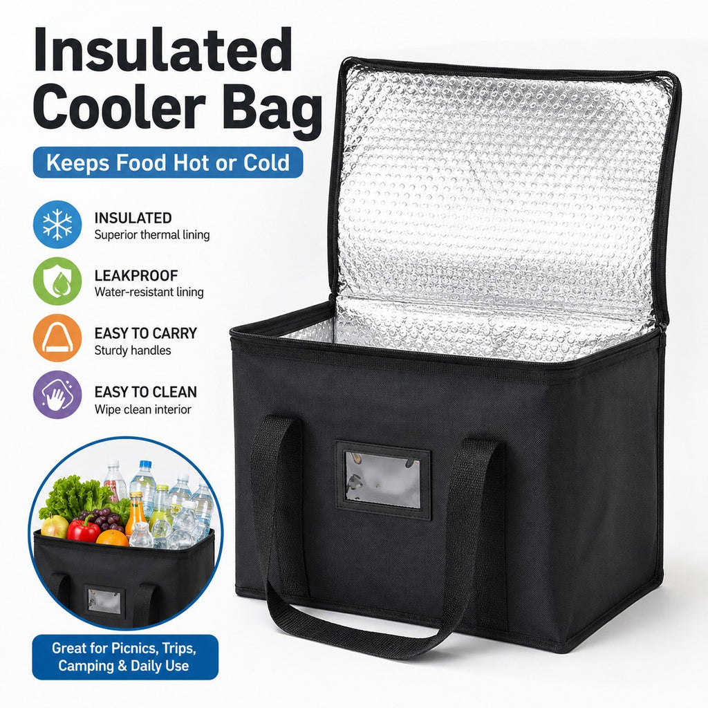 70L Extra Large Insulated Cooler Bag Cool Box Picnic Camping Food Drink UK
