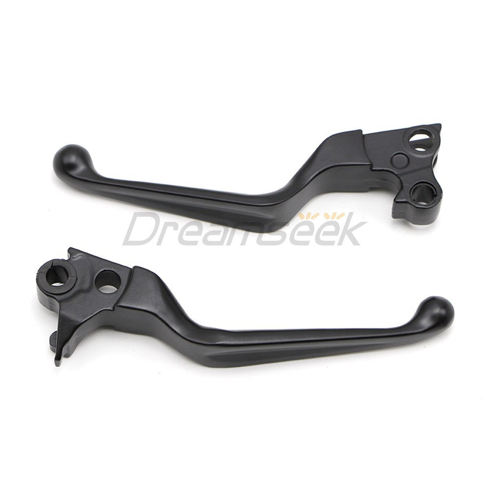 Clutch Lever Brake Lever for Harley Sportster 96-03 Softail 11-14 Black