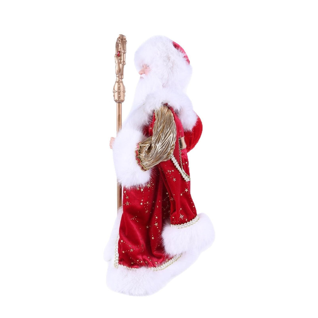 Santa Claus Figurine Doll Standing Santa Figure