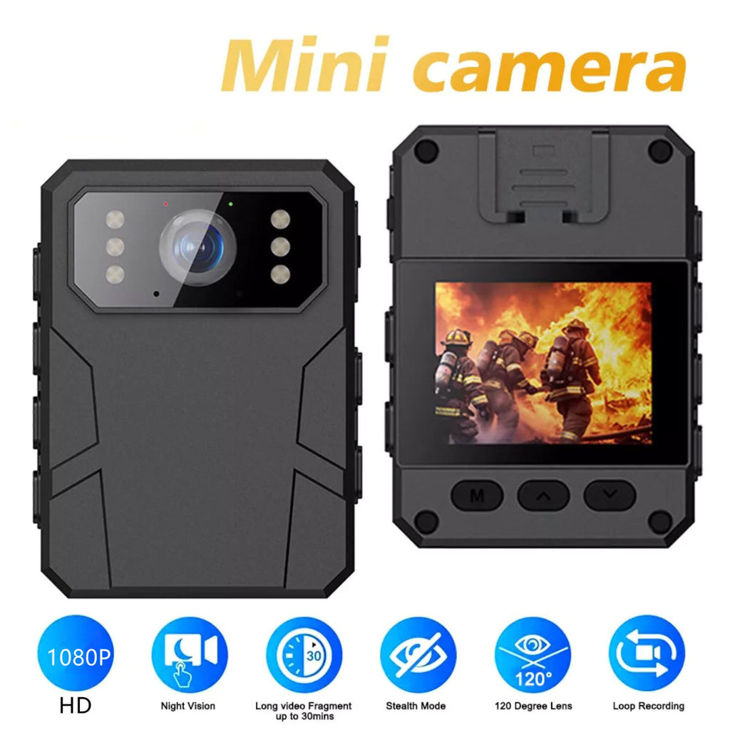 1080P HD Law Enforcement Cam Body Camera Recorder With Audio Night Vision Record