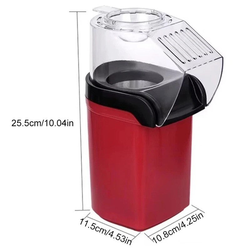 1200W Popcorn Maker – Electric Hot Air Popcorn Machine Oil Free NEW
