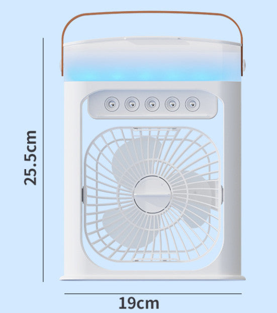 Plug-in Portable Mist Spray Fan With Night Light Function