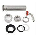 Stainless Steel Elbow Shank Beer Tap Draft Beer Faucet Accs Beer Keg 100mm