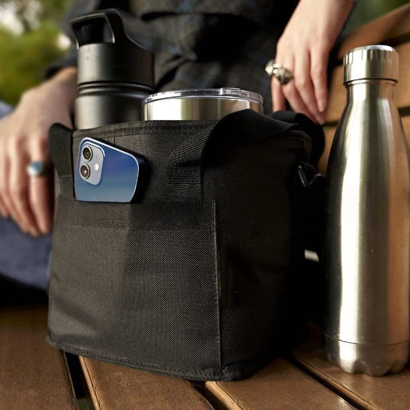 Family Size 4 Compartment Drink Bag, Multiple Tumbler Carrier Caddy