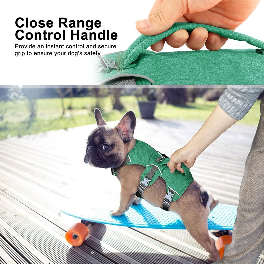 Escape proof No Pull Dog Harness Reflective Training Pet Vest with Handle Adjust