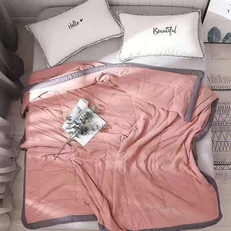 Double Sided Cooling Blanket Cold Effect Cooler Quilt New Conditioning Quilt UK