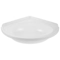 White Plastic Triangular Wall Mounted Corner Sink For Bathroom Spaces