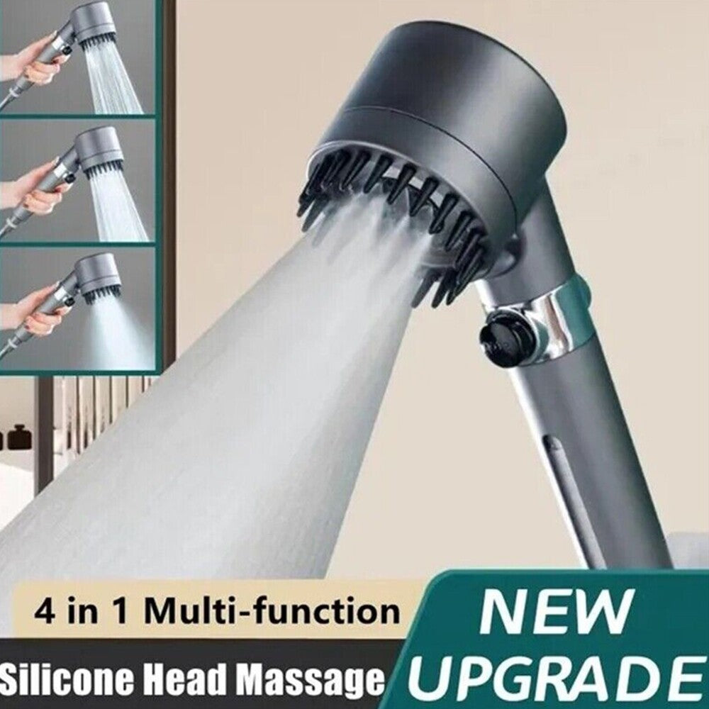 Shower Head For Bathroom 4-in-1 High Pressure Shower Head 3 Mode Function