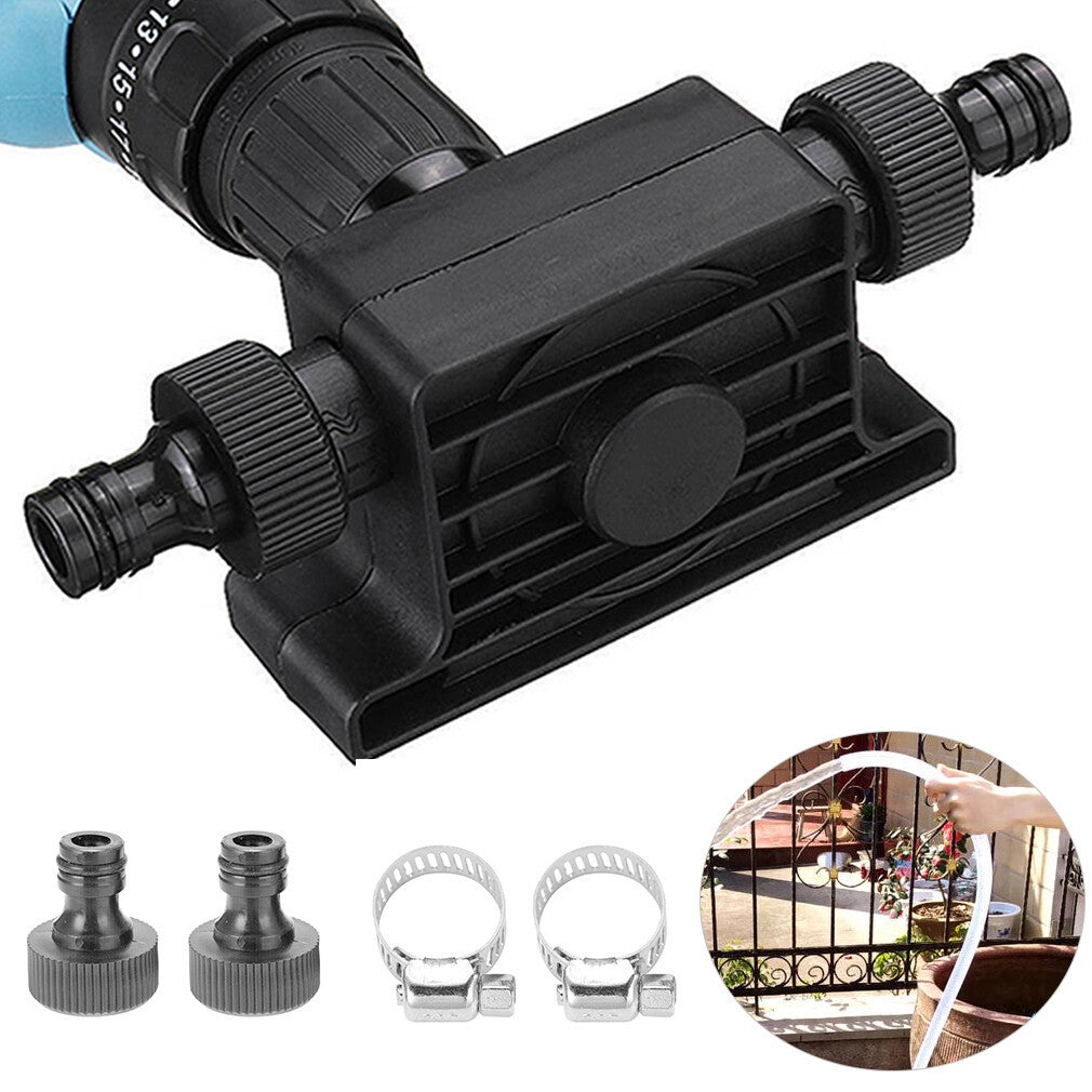 Water Pump Attachment Electric Drill Pump Self-priming Transfer Pumps Kit UK