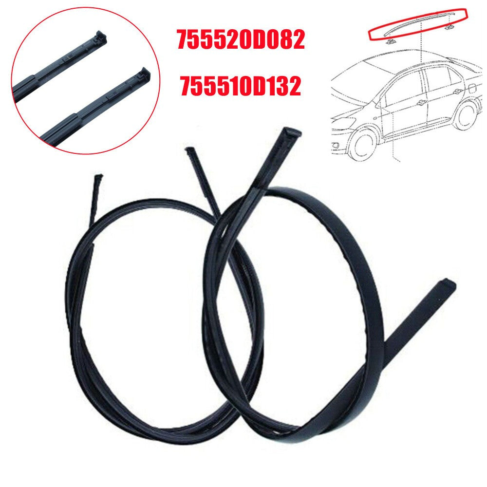 2× For Toyota Yaris Hatchback 2014-2018 Left & Right Side Roof Drip Moulding UK