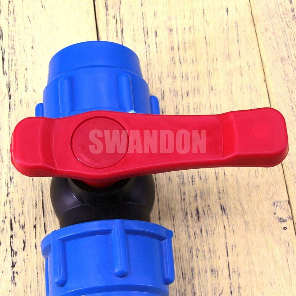 40mm(1.2") Stop Tap Valve For HDPE Or Alkathene Water Pipe Compression Ends