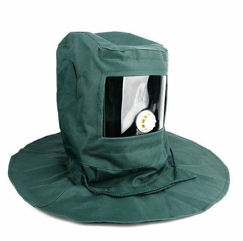 Sand Blasting Hood Cap Anti Wind/Sandblaster Tools Dust Protective Face mask