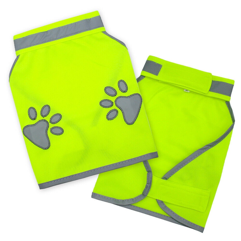 High Visibility Dog Jacket Pet Hi Vis Coat Pet Safety Vest Pet Reflective Vest