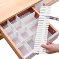 8PCS Drawer Grid Dividers–Adjustable DIY Storage Inserts (47x7cm) for All Drawer