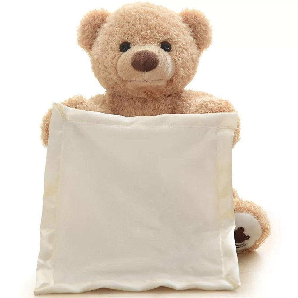 Peek-A-Boo Teddy Bear Plush Interactive Soft Toy Doll Kids Adults Birthday Gift