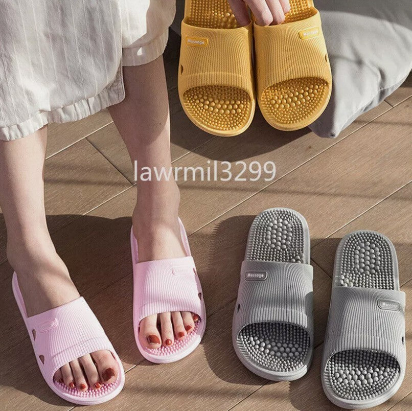 Anti-Slip Reflexology Sandals, Acupressure Foot Massage Therapy Slippers Unisex