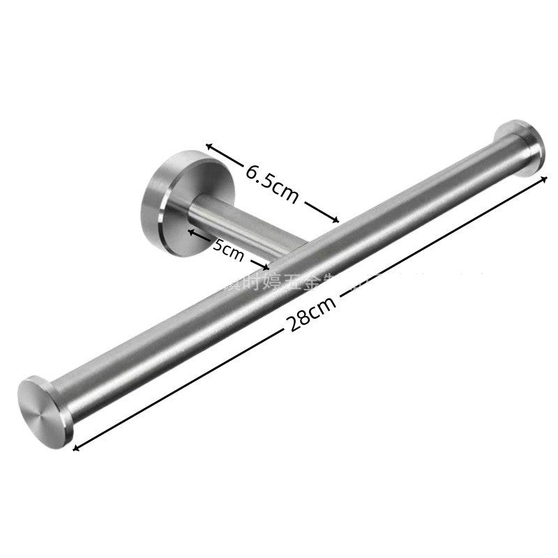 Bathroom Tissue Paper Holder Chrome Wall Mount Double Toilet Roll Paper Holder