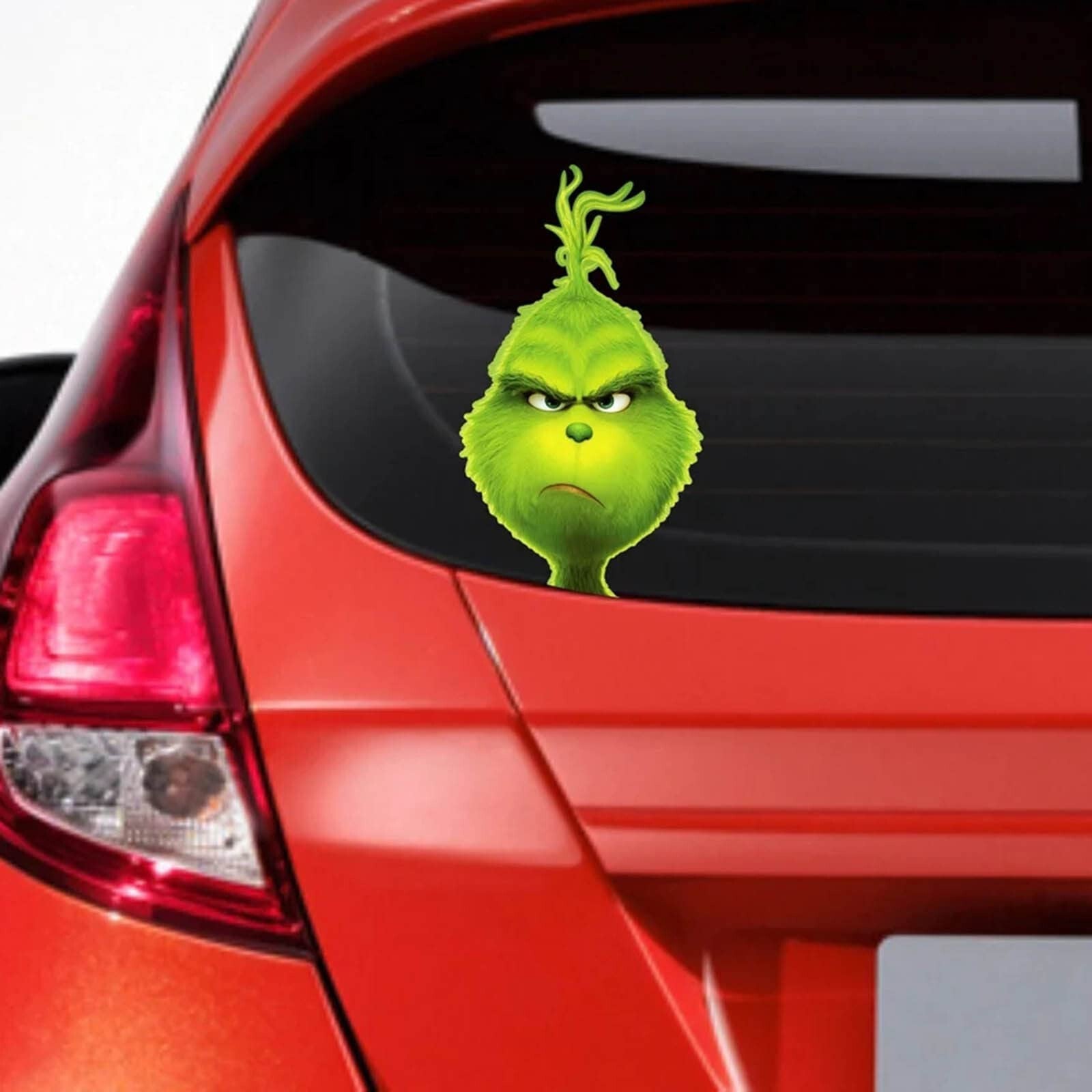 10x Christmas Grinch Sticker Decoration Christmas Car Truck Window Sticker