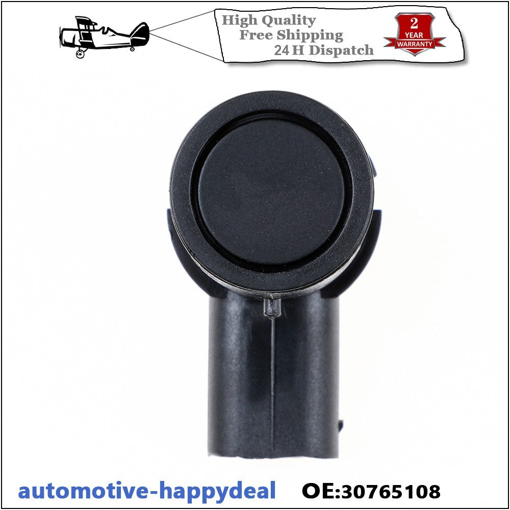 4x PDC Parking Sensor For Volvo C70 S40 S60 S80 V50 V70 XC70 XC90 Black 3-Pin