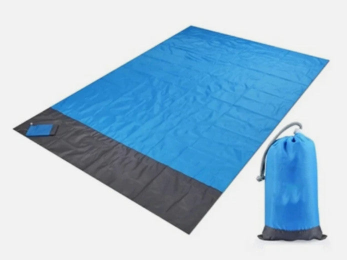 Sand Free Beach Mat Waterproof Extra Large Outdoor Camping Pocket Picnic Blanket