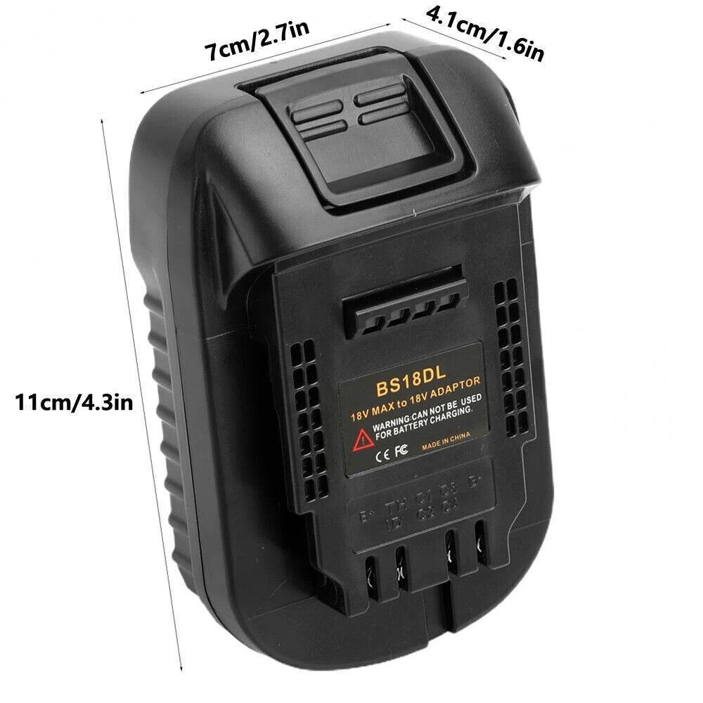 Battery Adapter For Bosch 18V To for DEWALT 18V/20V Li-ion Cordless Power Tools