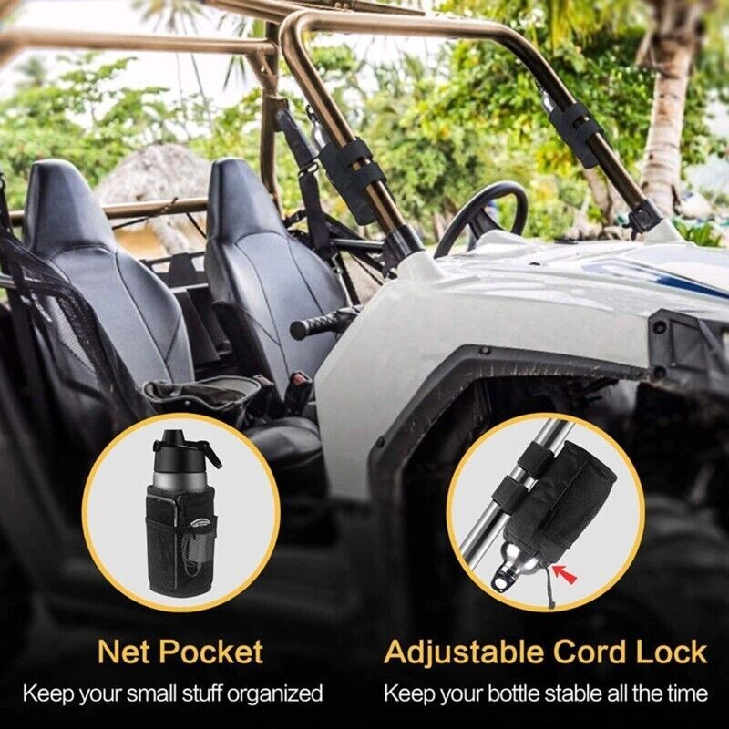 Water Cup Holder, Universal Water Bottle Holder for Wheelchair, Bike