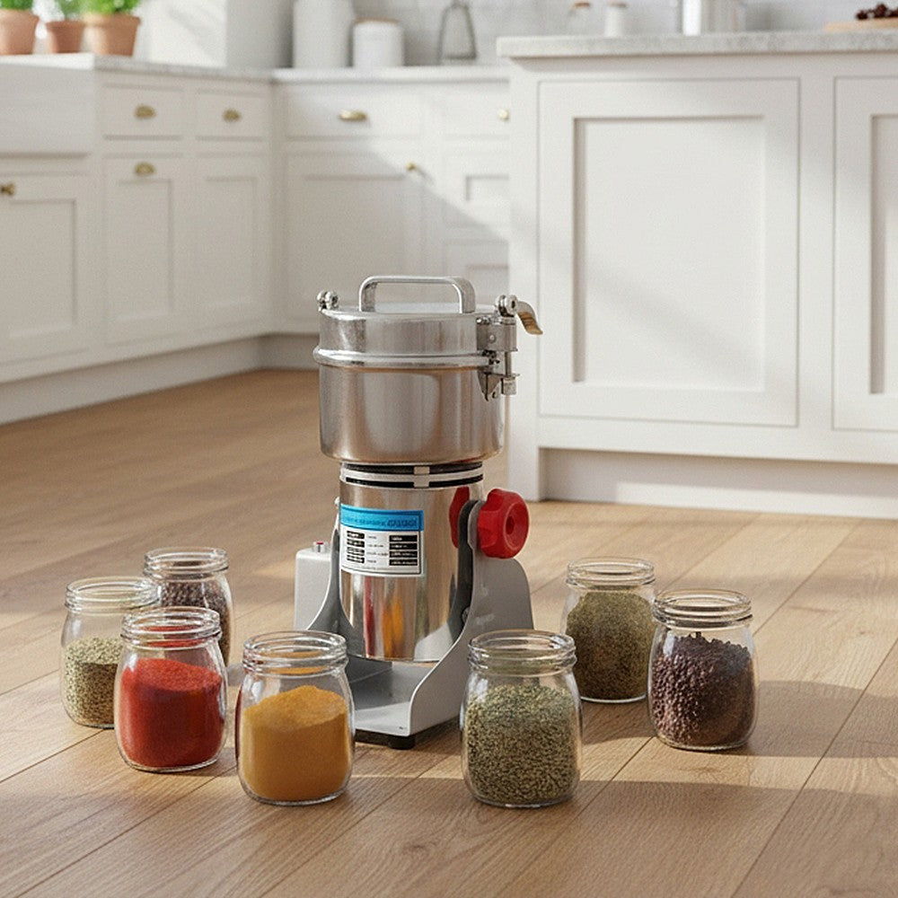 2500g Electric Grain Grinder High Speed Commercialfor Crusher Spice/Herb/Coffee