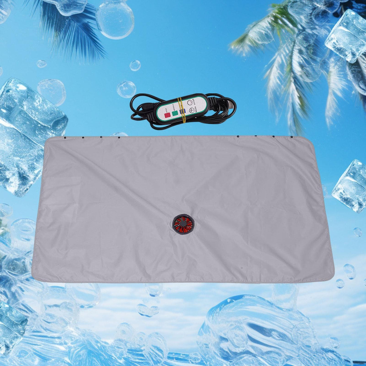 Cooling Blanket with Fan Electric Sun Protection Breathable Summer Blanket.*