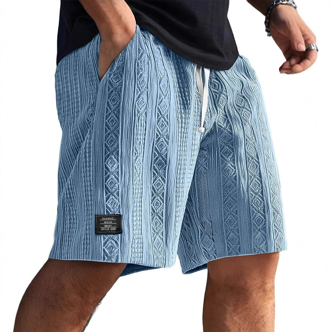 Mens Casual Summer Shorts Lightweight Elastic Waist Gym Running Beach S-XL