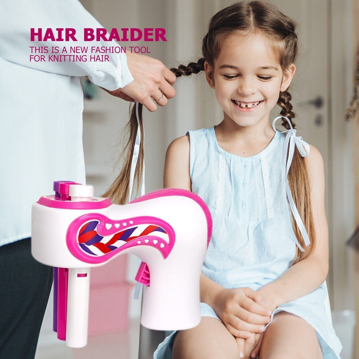 Automatic Hair Braider Styling Tools Smart Quick Easy DIY Electric Braid Machin