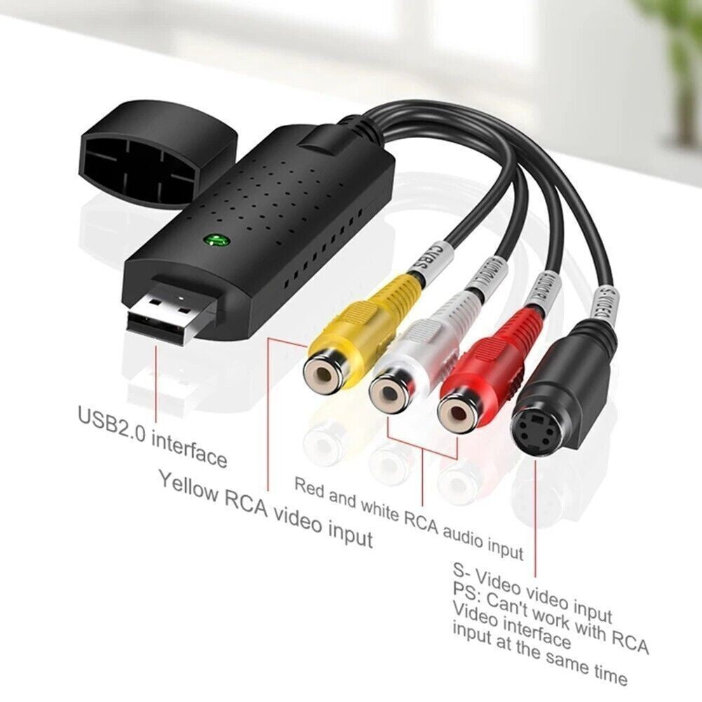 Transfer Video Recordings from VCR TV to Computer with USB Capture Card UK