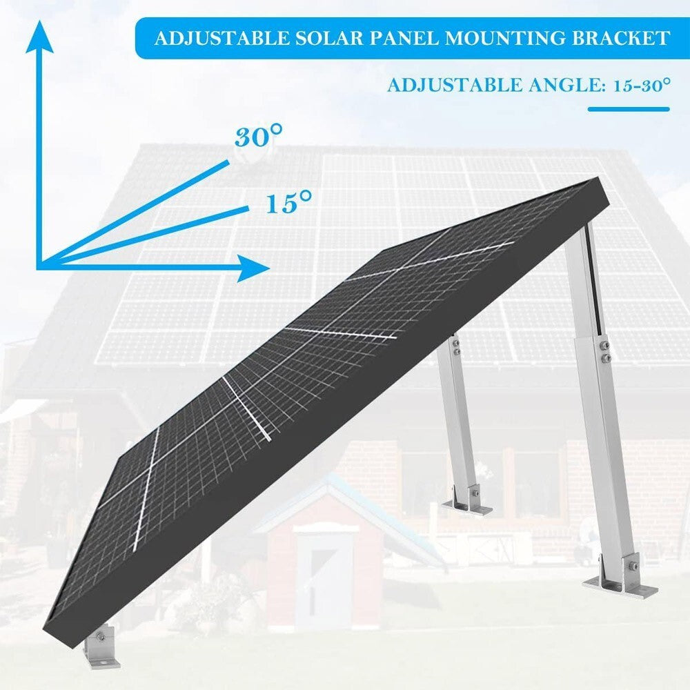 Solar Panel Mounting Bracket Adjustable Angle Tilt Mount Fixing Wall Roof UK