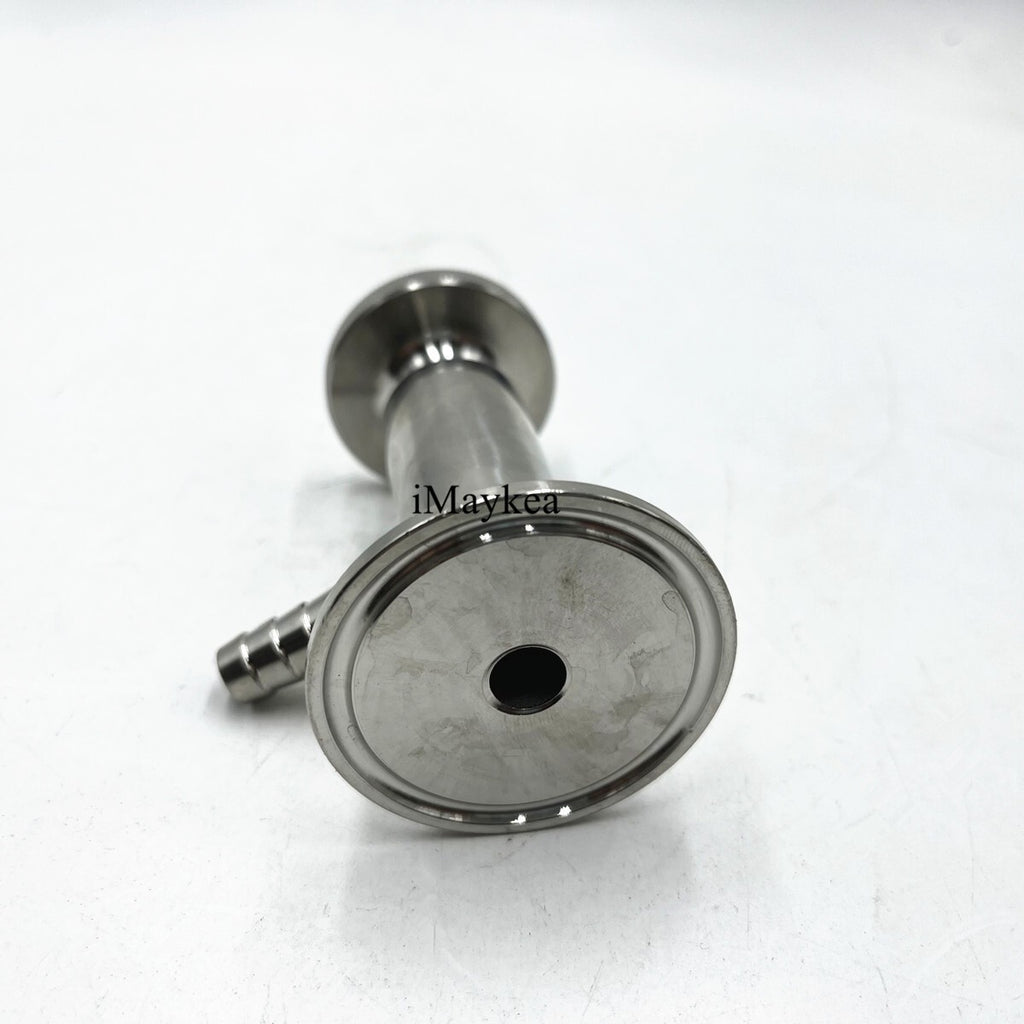 1/2" Clamp OD 50.5MM Sanitary Sampling Valve 316 Stainless Steel Silicone Seal