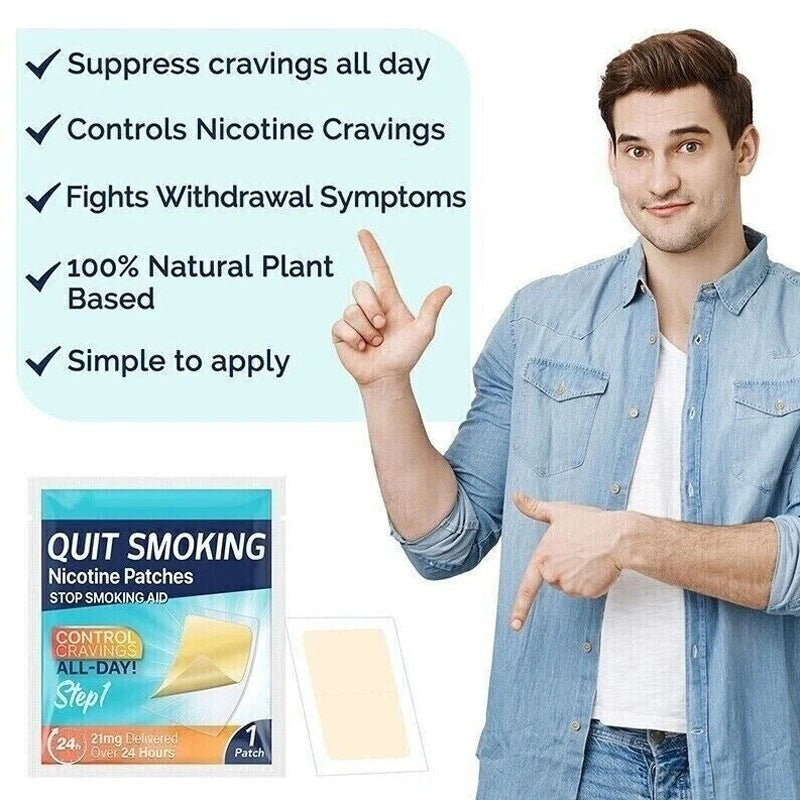 Nicotine Patches Stop Smoking Aid Steps 1 Through 3 to Quit Smoking Patches New