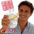 Pink Highland Cow-Shaped 3D Silicone Mold – Suitable for Whiskey and Cocktails