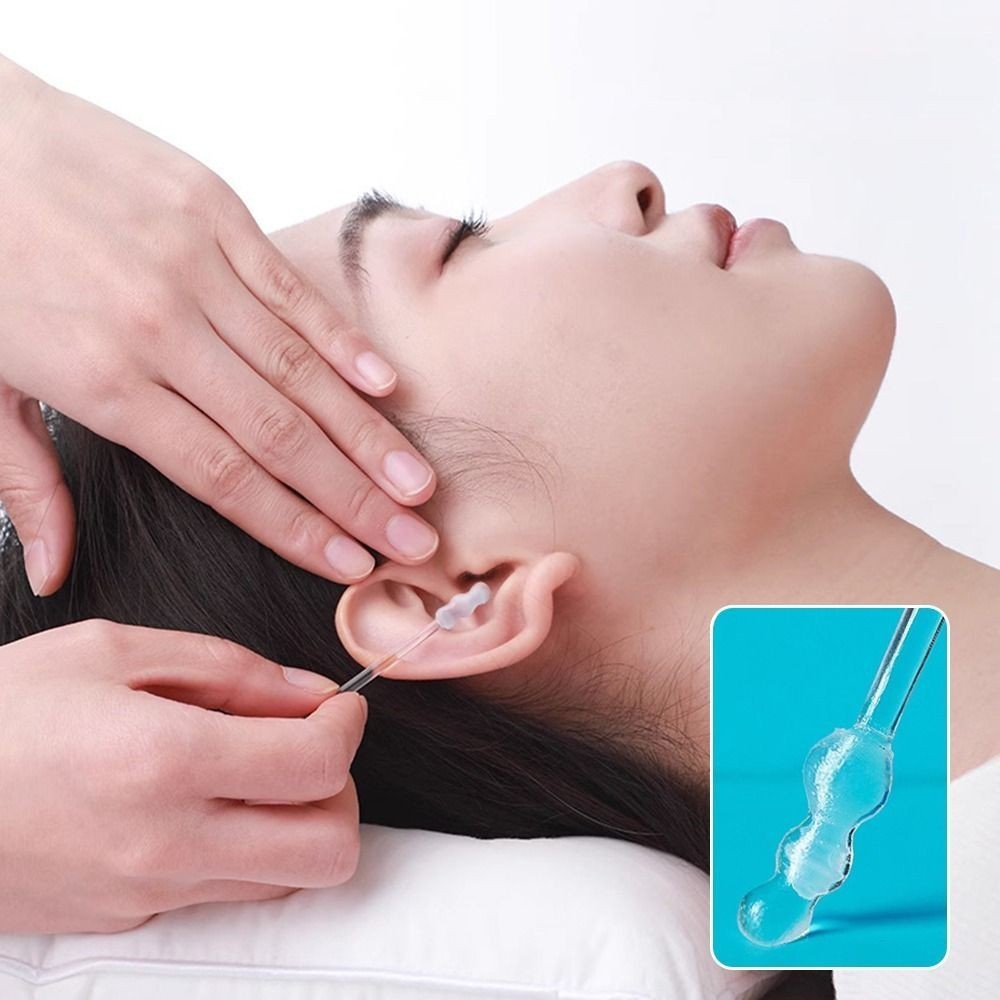 24PCS/Box Ear Cleaner Sticky Ear Swabs Soft Sticky Earwax Remover Stick  Adults