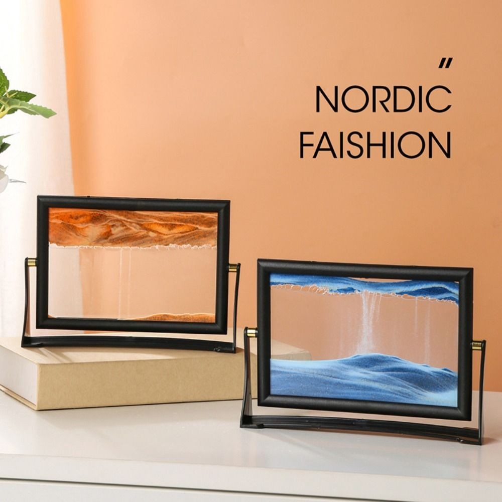 Flowing Sand Moving Sand Art Picture Home Decor 3D Sandscape in Motion