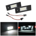 2x LED Licence Number Plate Light No Error For BMW 1 6 Z E81 E87 E63 E64 E85 E89