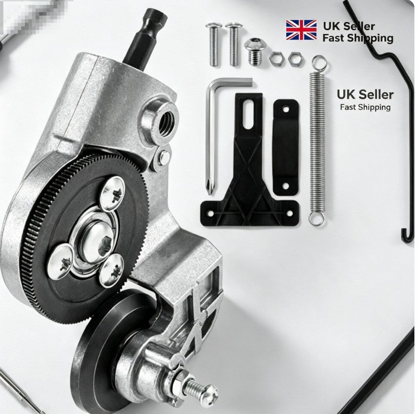 Metal Sheet Cutter Nibbler Saw Electric Drill Shears Plate Cutter Attachment UK
