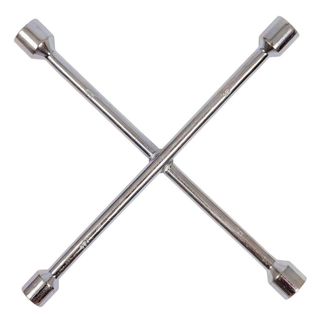 4-Way Universal Cross Wheel Nut Wrench17 19 21 23 MM CAR BRACE Spanner