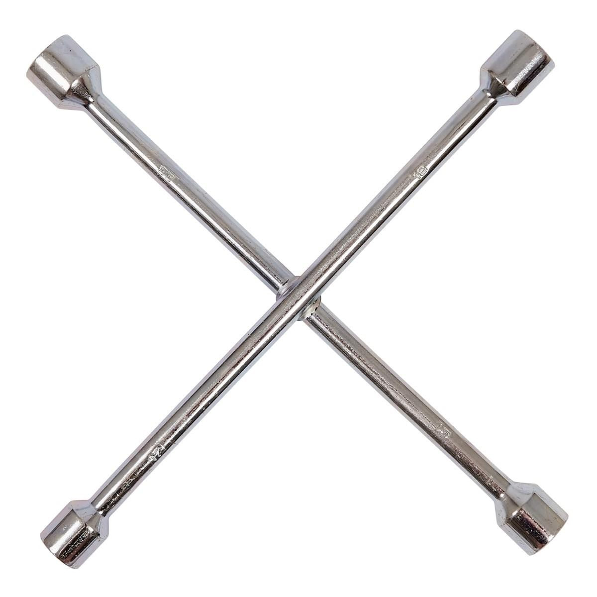4-Way Universal Cross Wheel Nut Wrench17 19 21 23 MM CAR BRACE Spanner