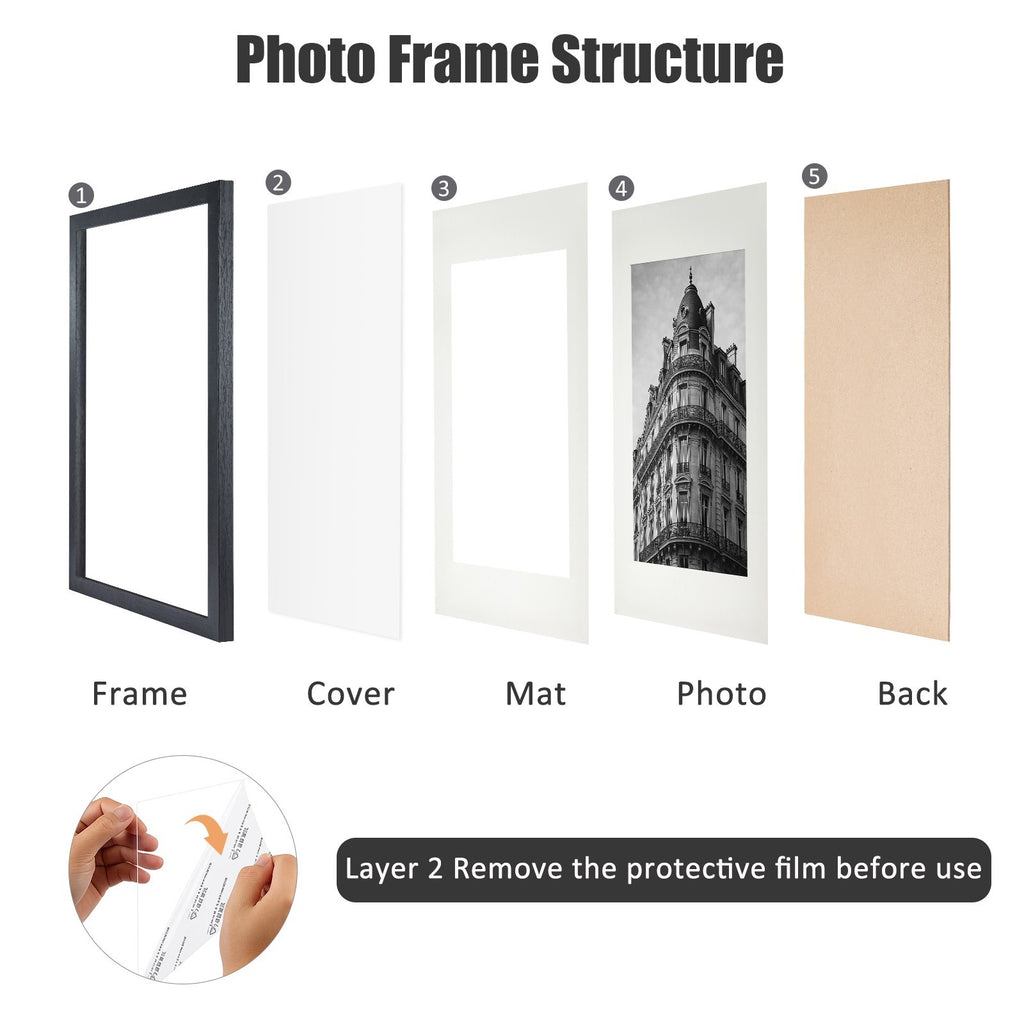 3 Pack A3 Picture Frame Wall Hanging Picture 29.7 x 42cm Modern Photo Frames