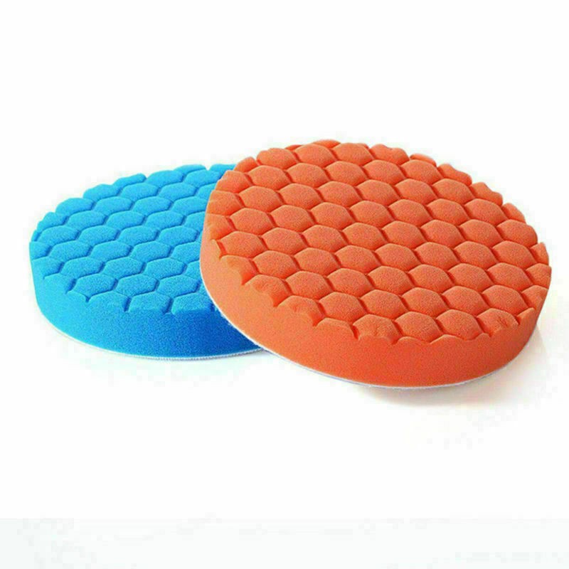 7" 180mm 5Pcs Car Polisher Pad Buffer Waxing Buffing Polishing Sponge Pads Kit