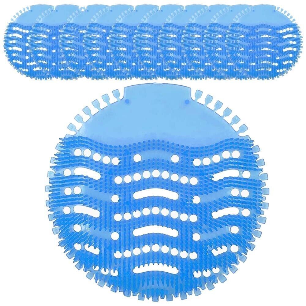 10Pcs Urinal Screen Mat Pad Deodoriser Anti Splash Toilet Fresh Fragrance UK