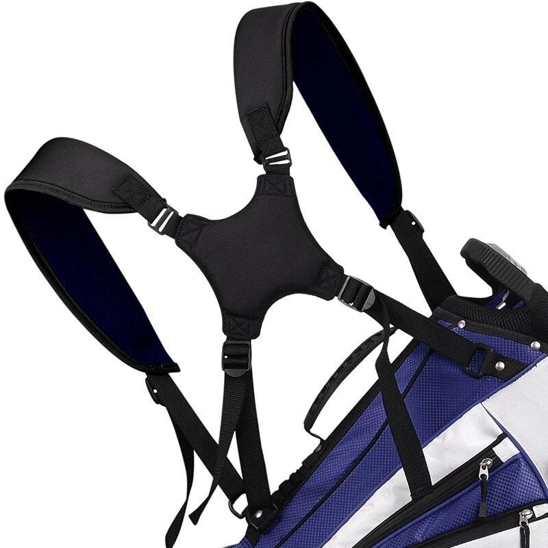 Padded Oxford Fabric Golf Bag Shoulder Strap Replacement with Adjustable Length