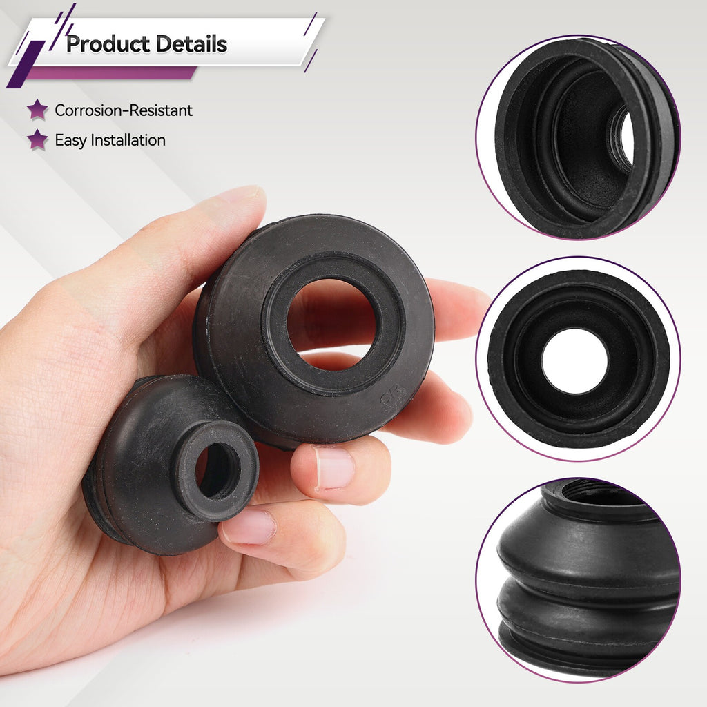 7SizeX2 Universal Multipack Ball Joint Rubber Dust Boot Covers End Track Rod Kit