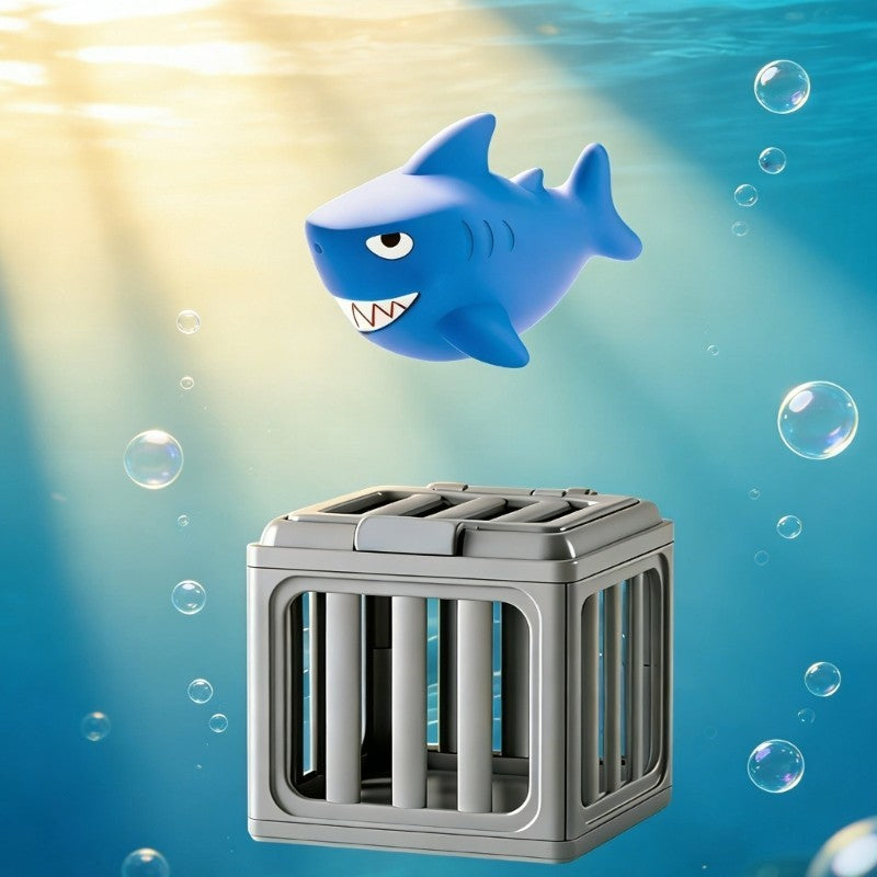 Interactive Pool Diving Rescued Toy Set For Kids Water Game Fun With Cage Animal