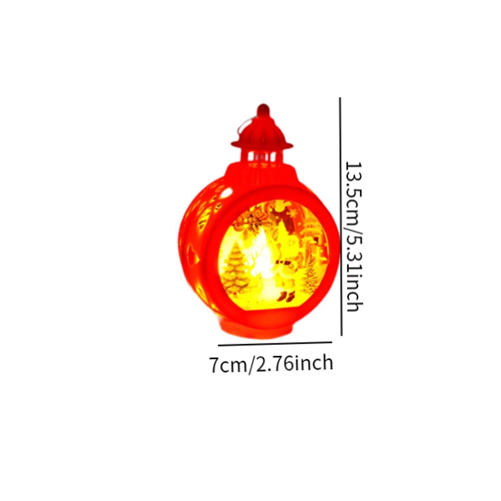 Christmas Decorative Candle Lantern Bedside Lamp Tabletop Family Candle Lantern