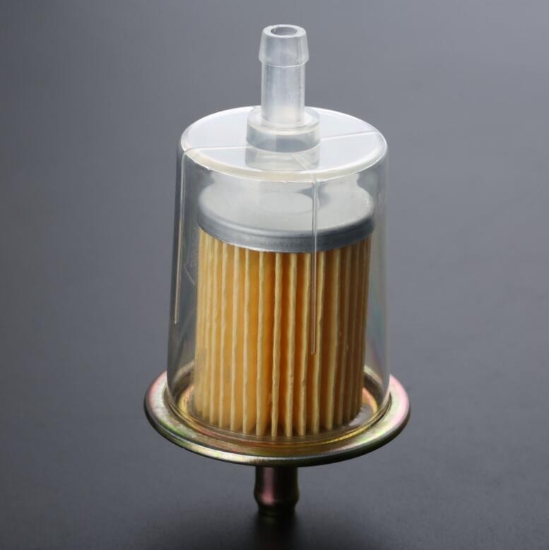 4X 10mm 3/8" Universal Fuel Filter Motorcycle Inline Petrol Diesel Filter